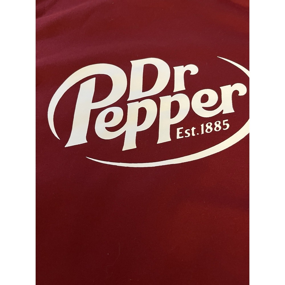 Dr Pepper Burgundy Unisex Hoodie Sz Small New W/O Tags - Picture 6 of 8
